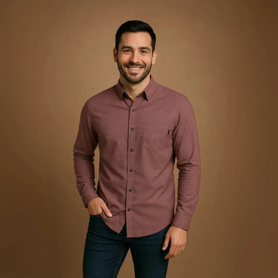 Camisa Caballero Manga Larga Highland cómoda y elegante Dubrovnik