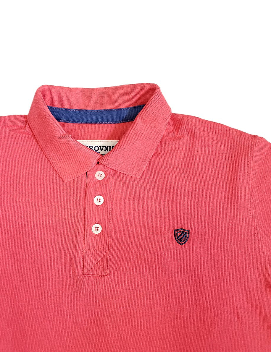 Polo Básico Coral Niño
