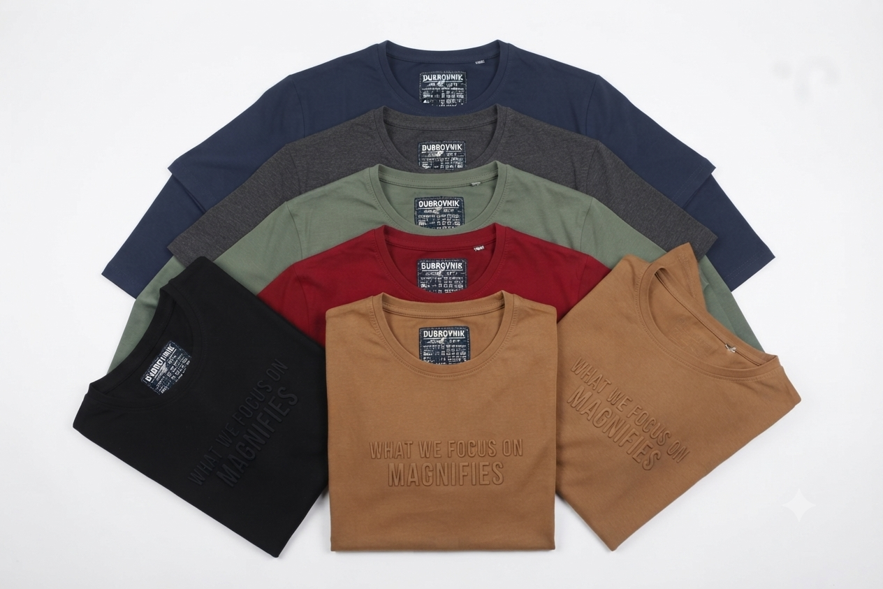 Playera Hombre Talla Extra Talle Grande Con Relieve Frontal Dubrovnik