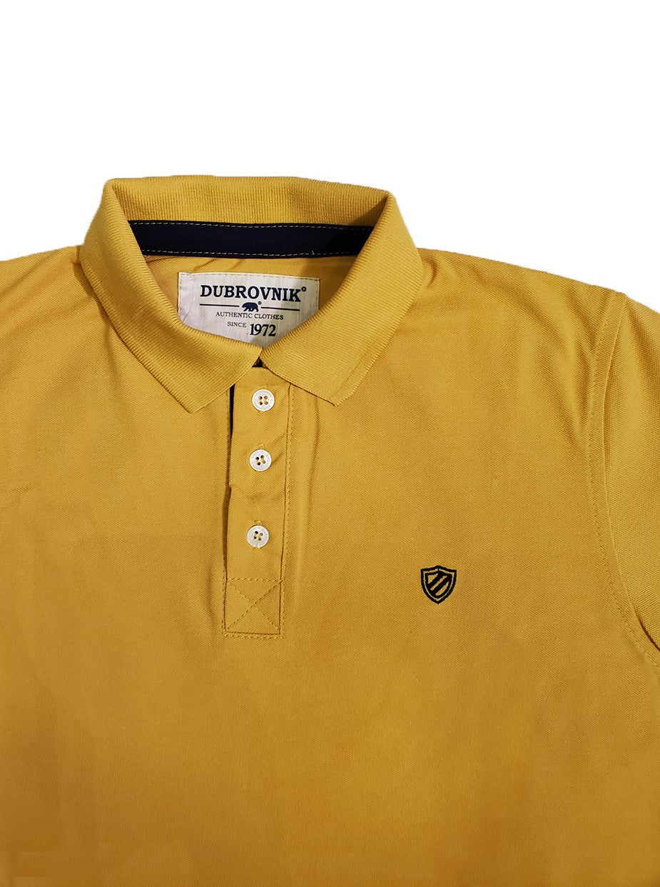 Polo Básico Mostaza Niño