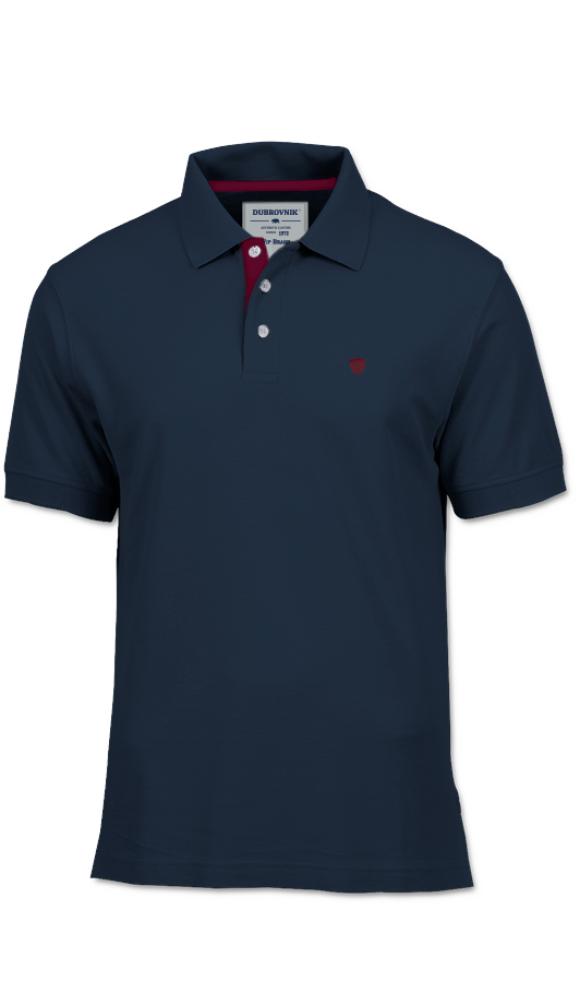 Playera Polo Navy Hombre