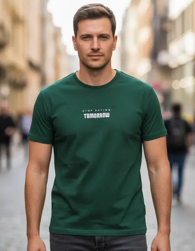 Playera Oversize Stop Saying Tomorrow | Diseño Urbano Dubrovnik