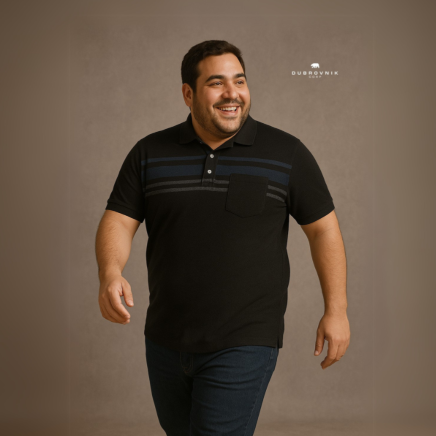 Playera Polo Rayas Hombre Dubrovnik