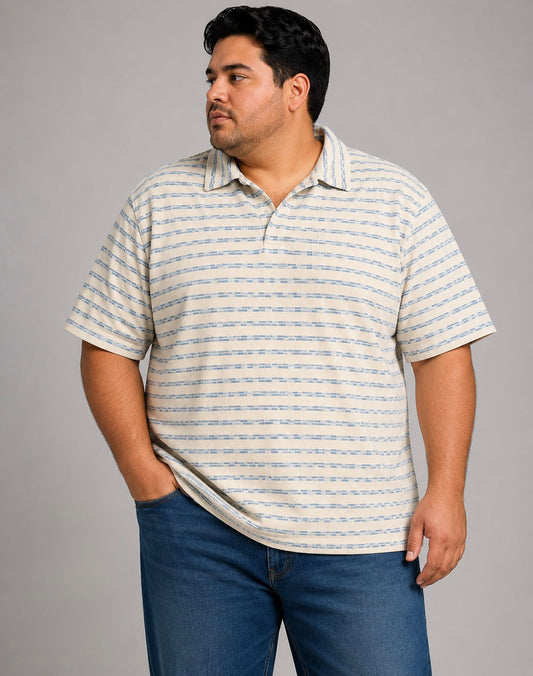 Polo Texturizado a Rayas para Hombre Dubrovnik