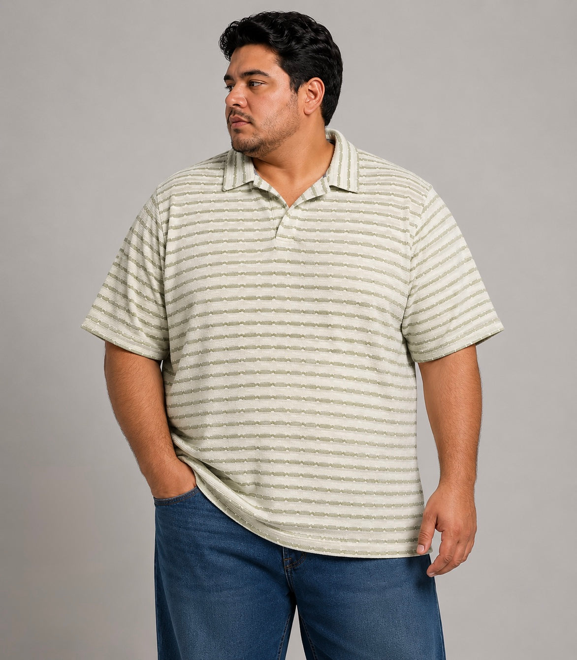 Polo Texturizado a Rayas para Hombre Dubrovnik