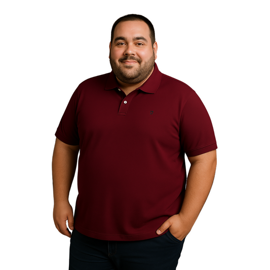 Playera Polo Vino Hombre