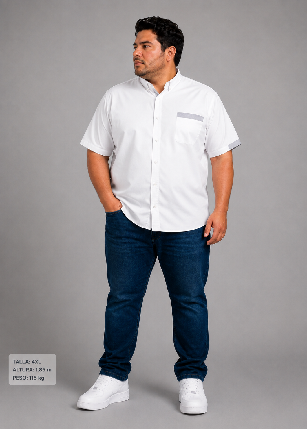 Camisa Manga Corta para Hombre Tallas Grandes Dubrovnik