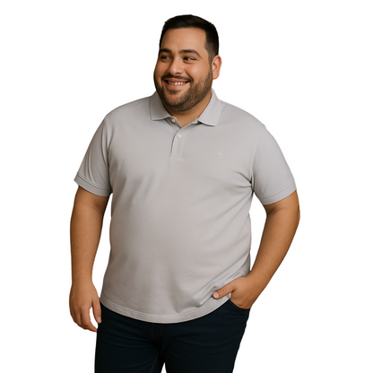 Playera Polo Crema Hombre