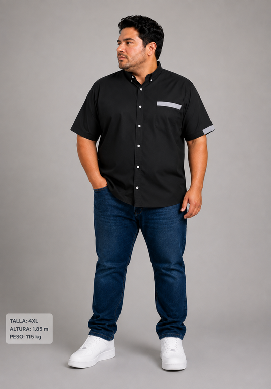 Camisa Manga Corta para Hombre Tallas Grandes Dubrovnik