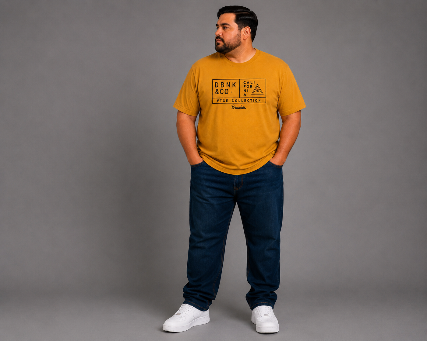 Playera Casual para Hombre con Estampado Gráfico Dubrovnik