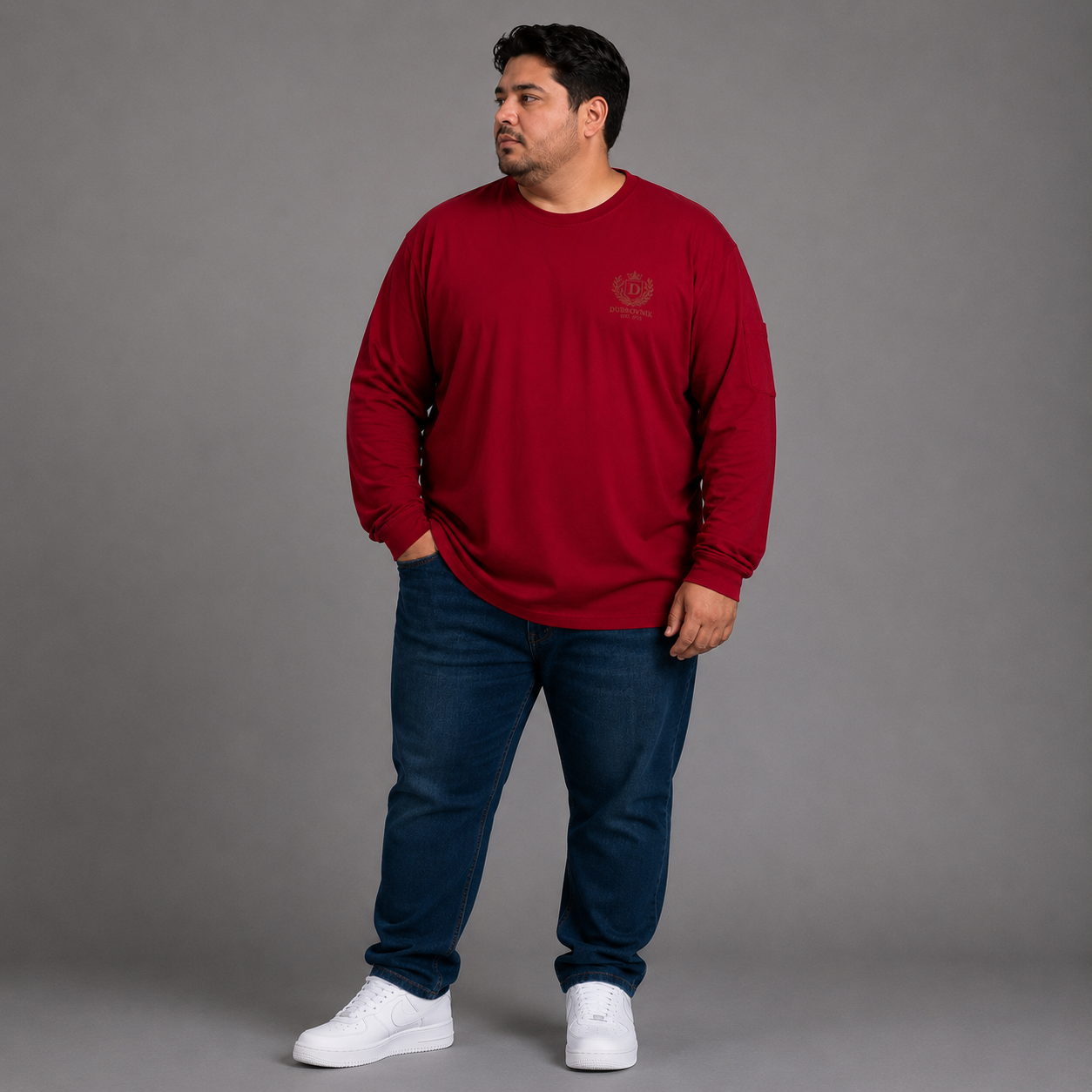 Playera Manga Larga para Hombre Dubrovnik Dubrovnik