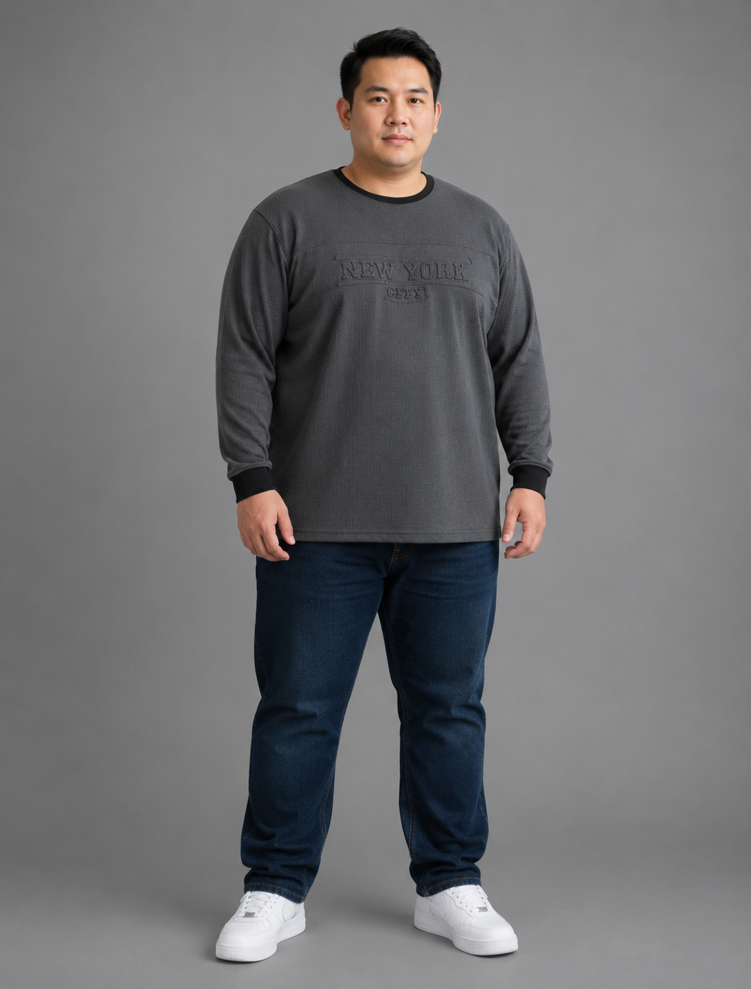 Playera Manga Larga New York City para Hombre – Tallas Grandes Dubrovnik