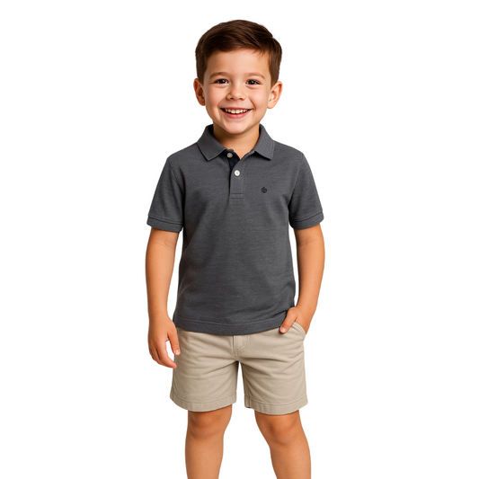 Polo Básico Carbon Niño