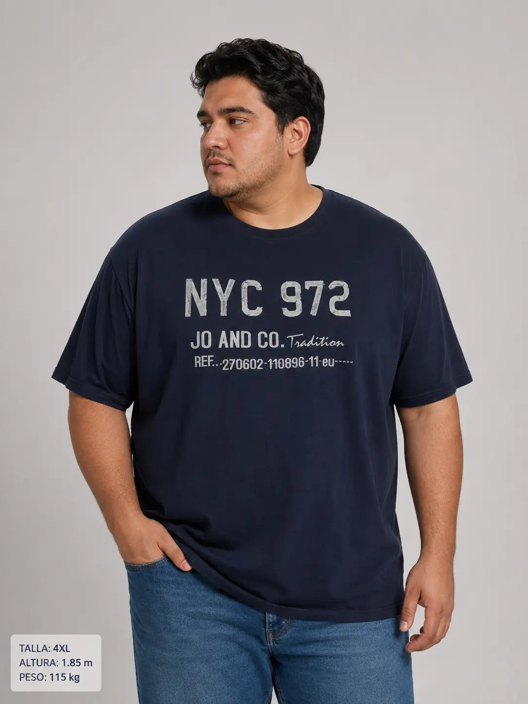 Playera Casual con Estampado Gráfico NYC 927 Dubrovnik