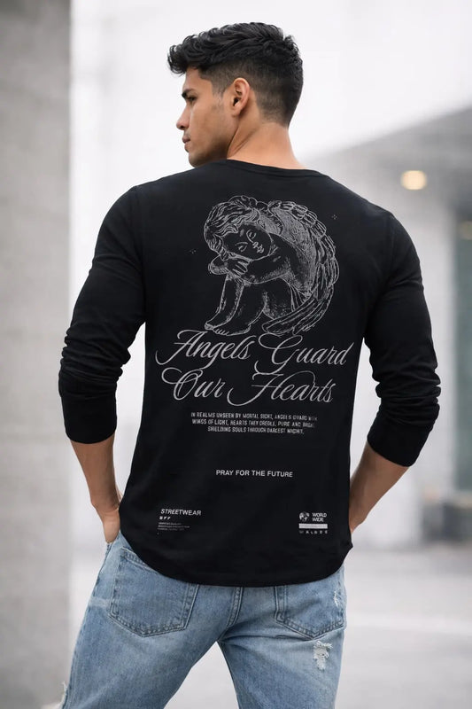 Playera Oversize De Caballero Manga Larga Diseño Exclusivo Dubrovnik