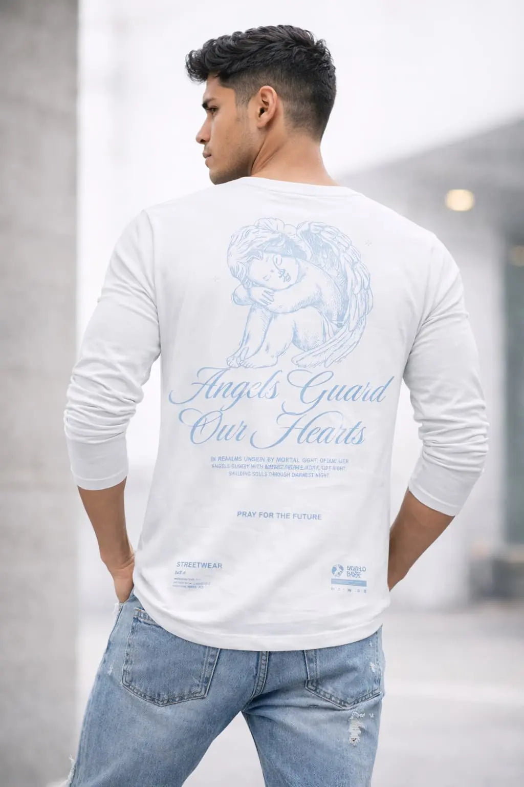 Playera Oversize De Caballero Manga Larga Diseño Exclusivo Dubrovnik