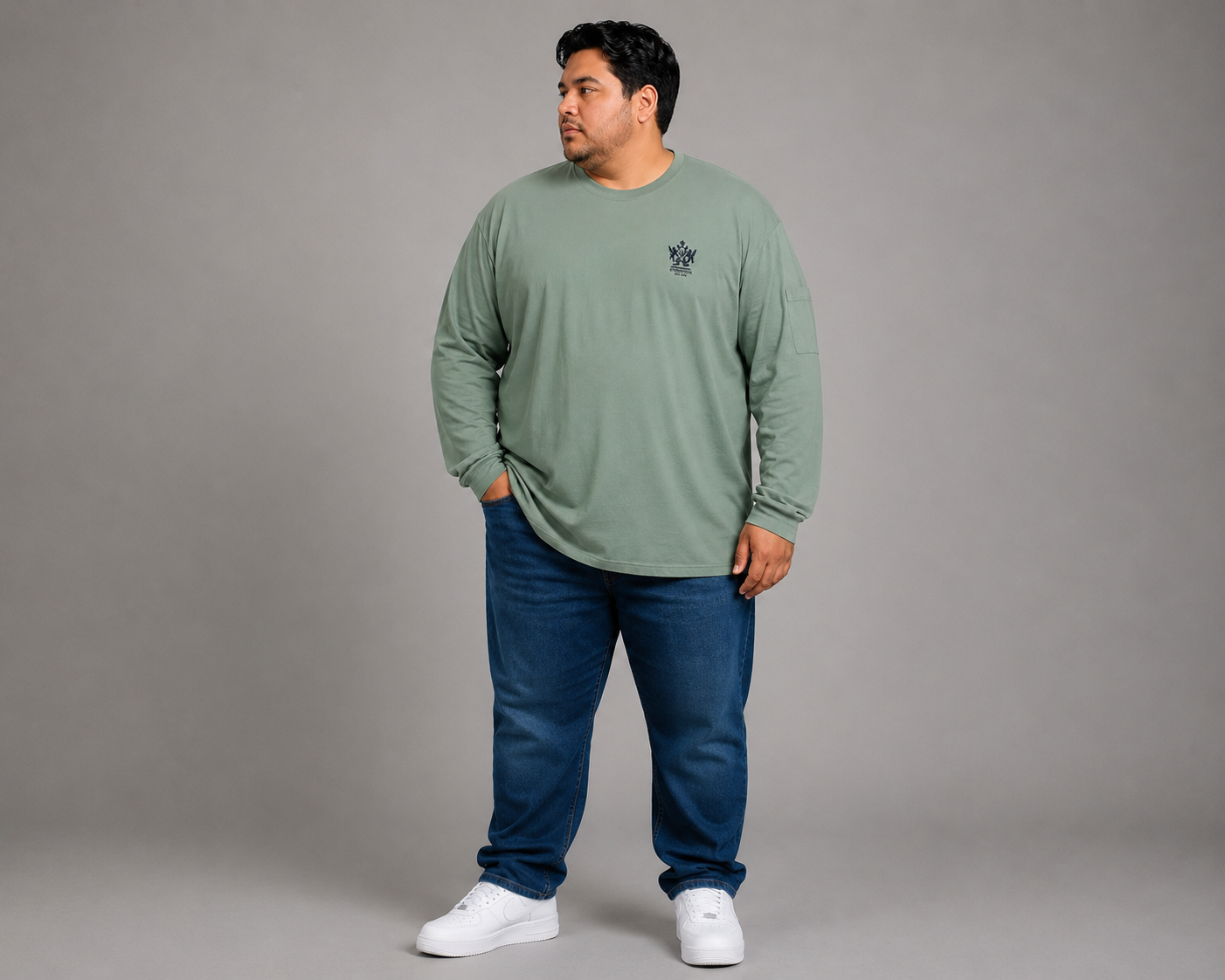Playera Manga Larga para Hombre Dubrovnik Dubrovnik