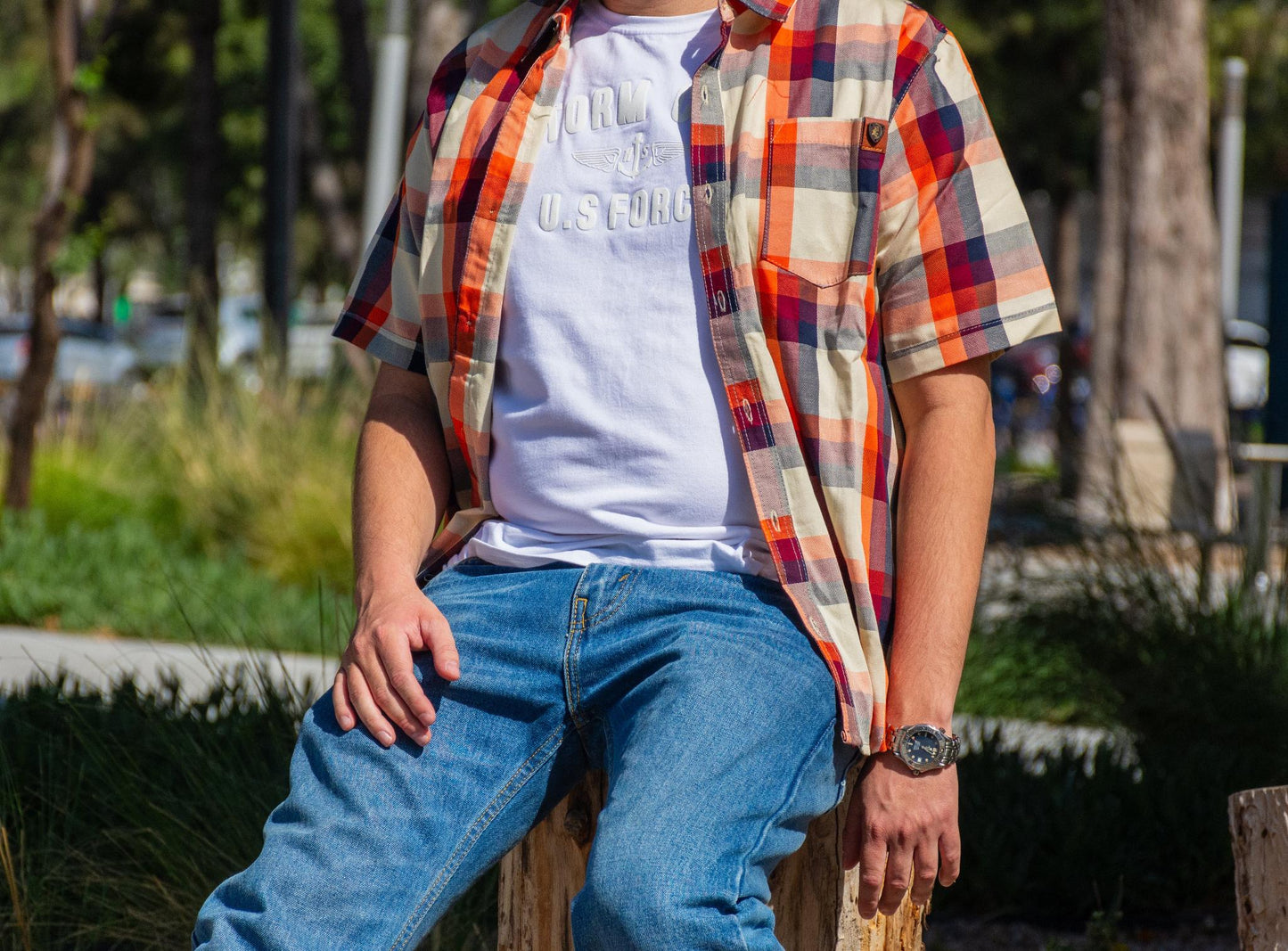 Camisa Caballero Manga Corta