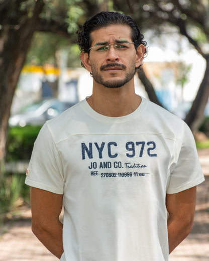 Playera de Manga Corta NYC Hombre