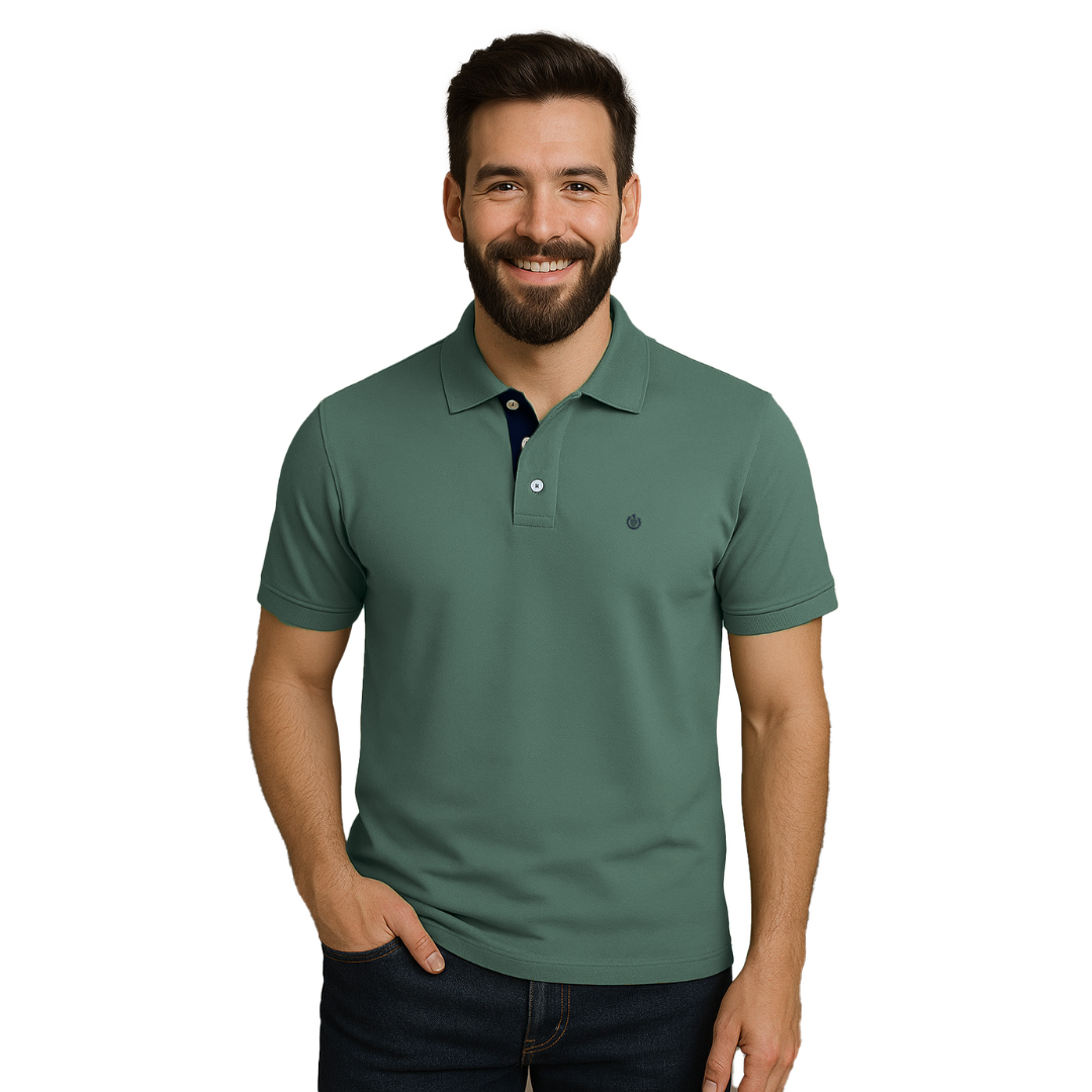 Polo Básico Hombre – 50% Algodón, 50% Poliéster Dubrovnik
