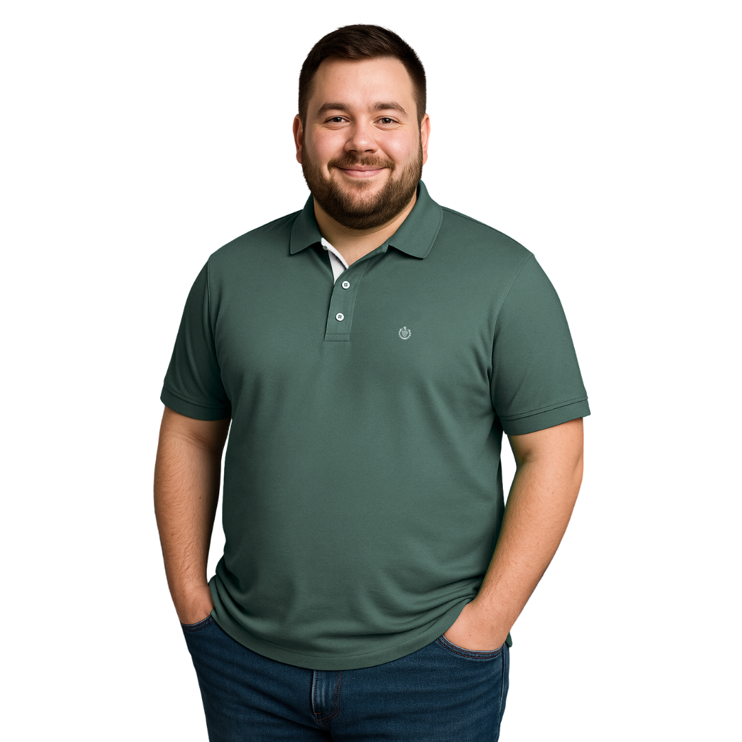 Polo Básico Hombre Tallas Extras – 50% Algodón, 50% Poliéster Dubrovnik