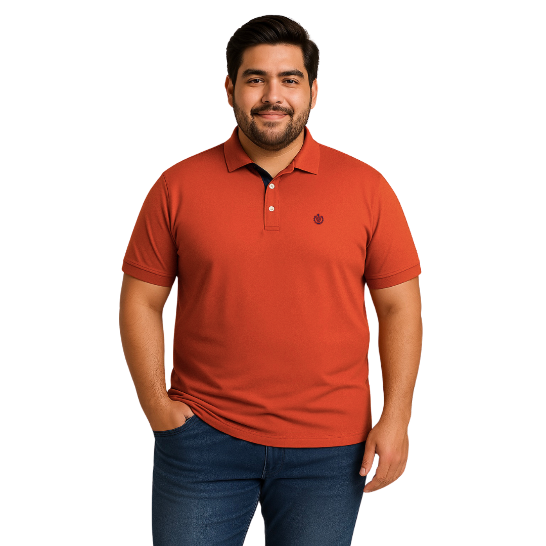 Polo Básico Hombre Tallas Extras – 50% Algodón, 50% Poliéster Dubrovnik