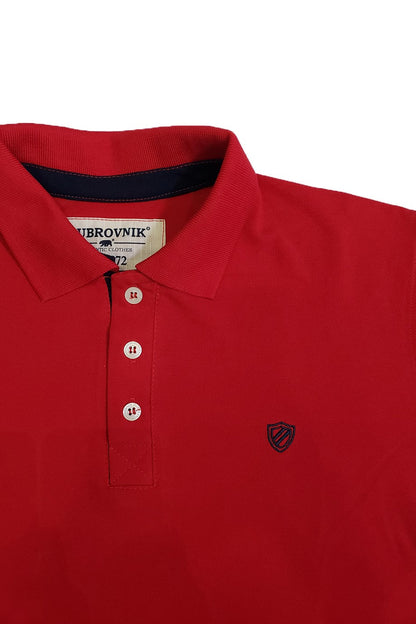 Playera Polo Rojo Hombre