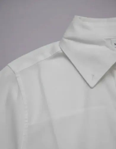 Camisa Blanca Casual De Manga Larga Para Caballero Con Bolsa Dubrovnik