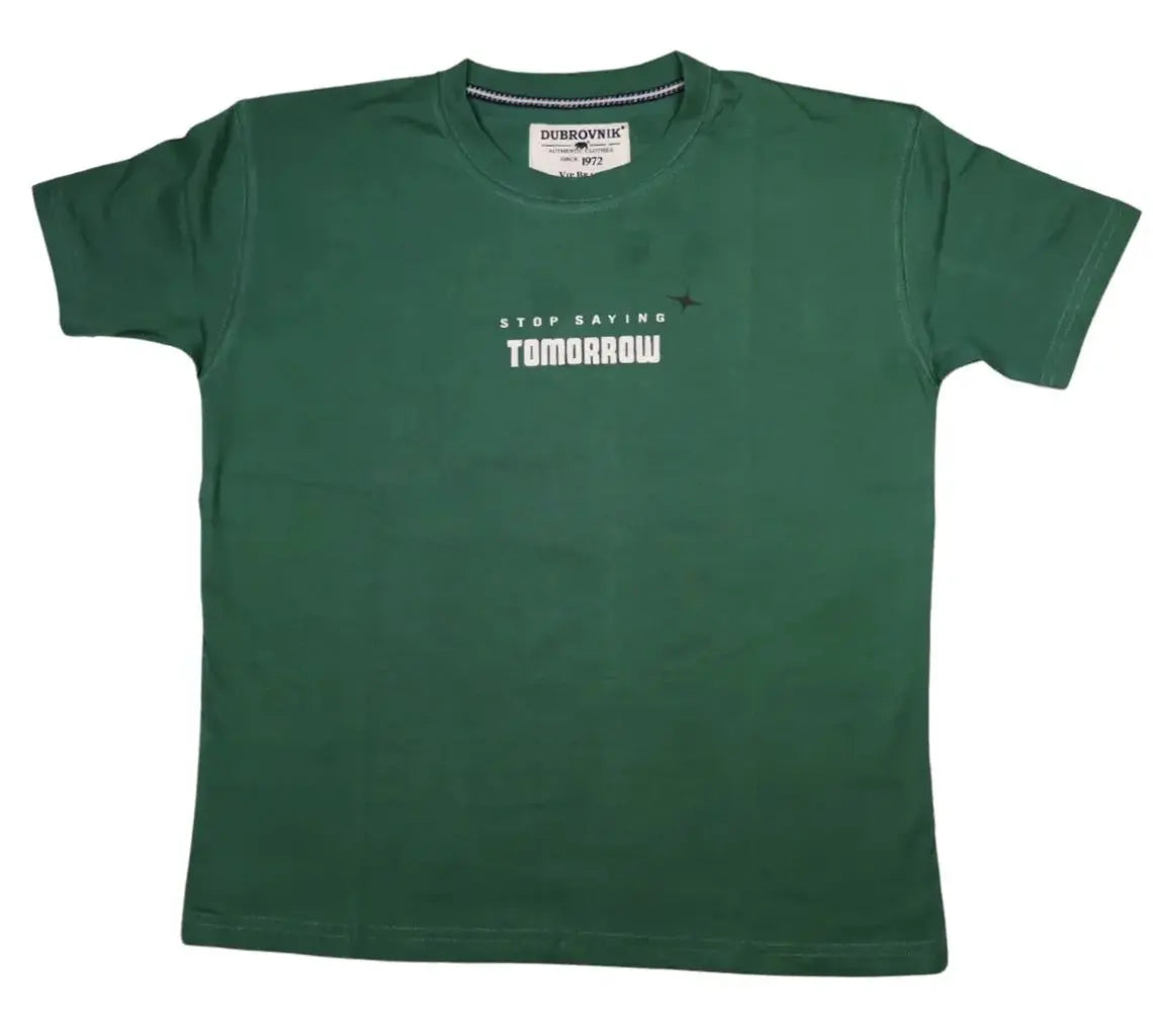 Playera Oversize Stop Saying Tomorrow | Diseño Urbano Dubrovnik