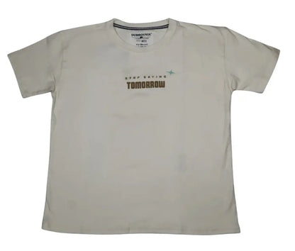 Playera Oversize Stop Saying Tomorrow | Diseño Urbano Dubrovnik
