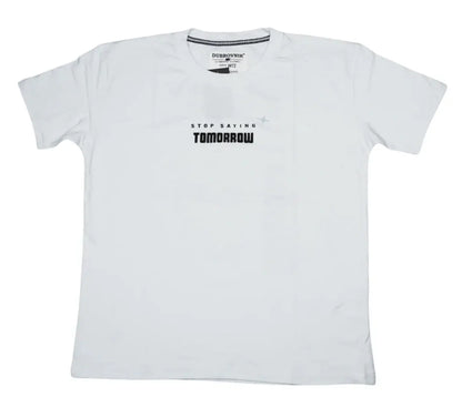 Playera Oversize Stop Saying Tomorrow | Diseño Urbano Dubrovnik
