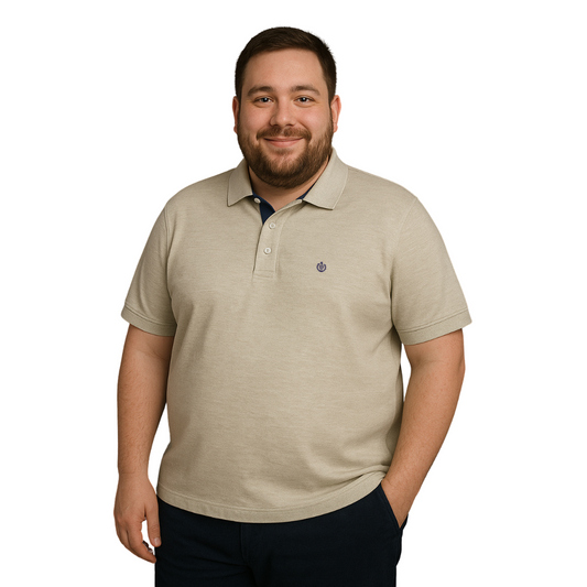 Playera Polo Avena Hombre
