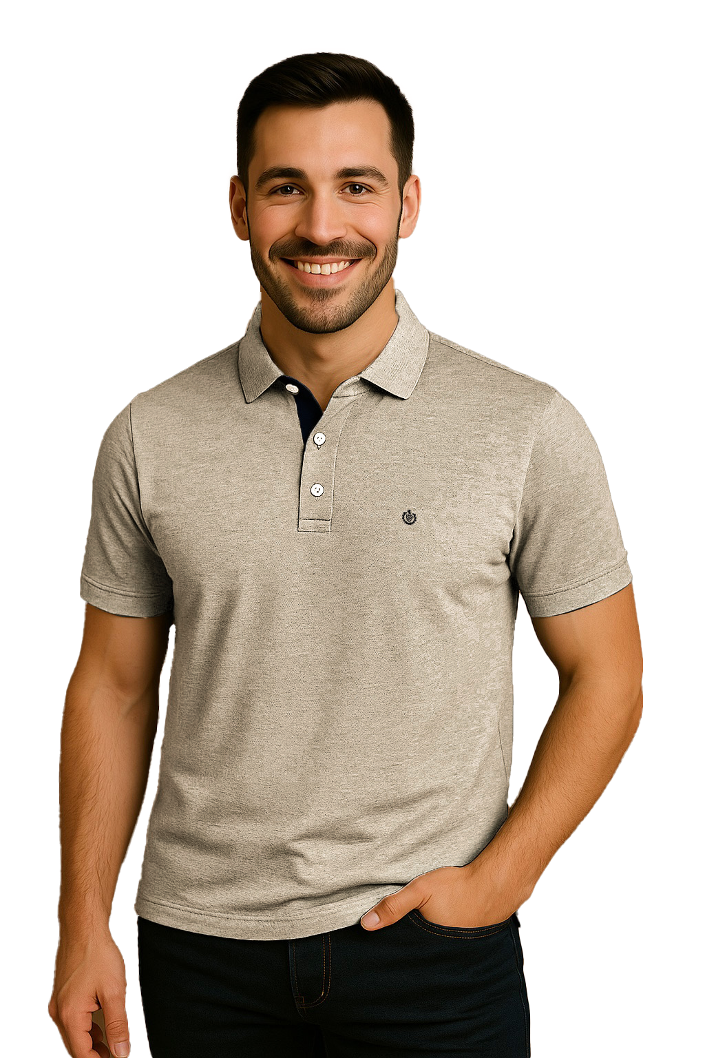 Polo Básico Hombre – 50% Algodón, 50% Poliéster Dubrovnik