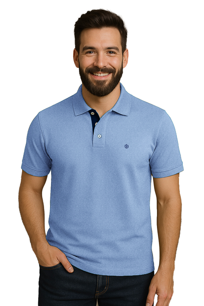 Polo Básico Hombre – 50% Algodón, 50% Poliéster Dubrovnik