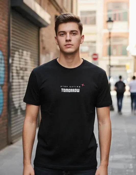 Playera Oversize Stop Saying Tomorrow | Diseño Urbano Dubrovnik