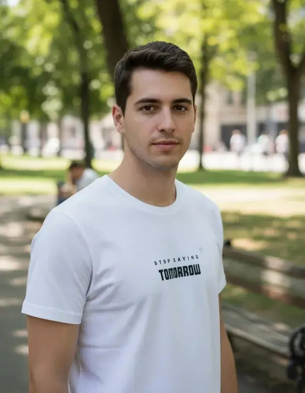Playera Oversize Stop Saying Tomorrow | Diseño Urbano Dubrovnik