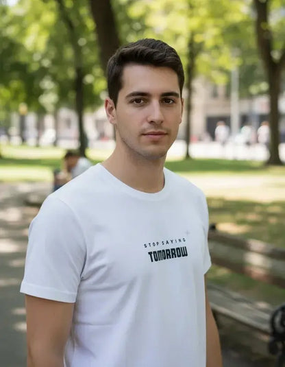Playera Oversize Stop Saying Tomorrow | Diseño Urbano Dubrovnik