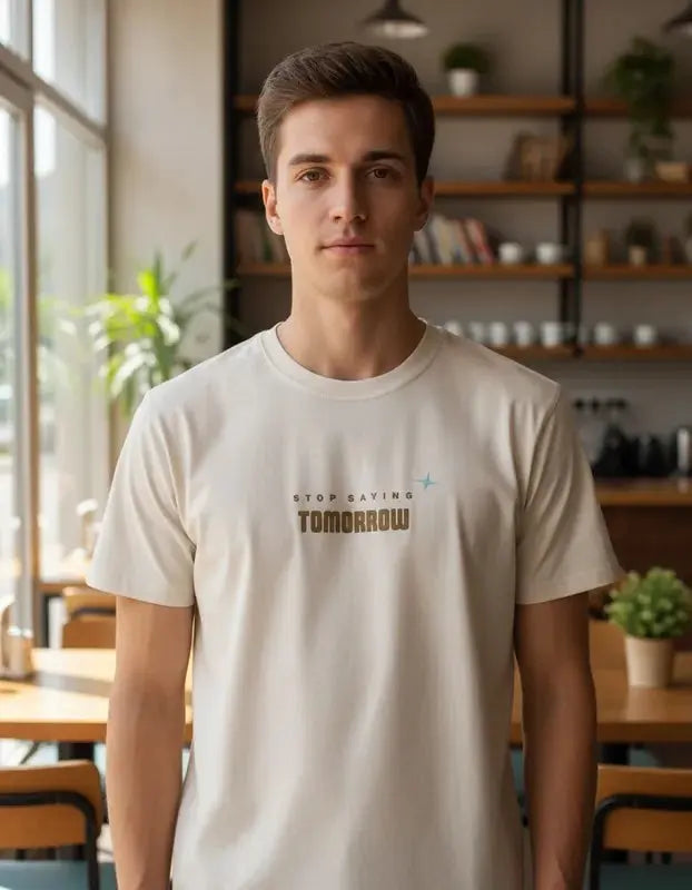 Playera Oversize Stop Saying Tomorrow | Diseño Urbano Dubrovnik