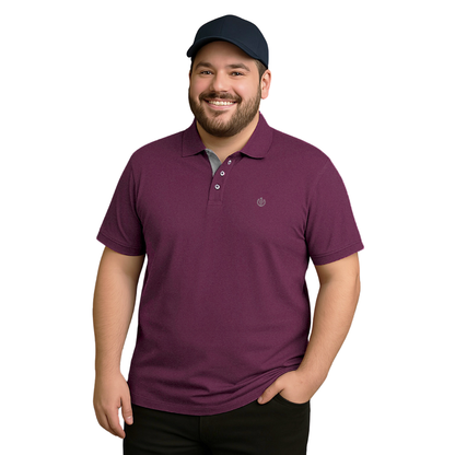 Polo Básico Hombre Tallas Extras – 50% Algodón, 50% Poliéster Dubrovnik