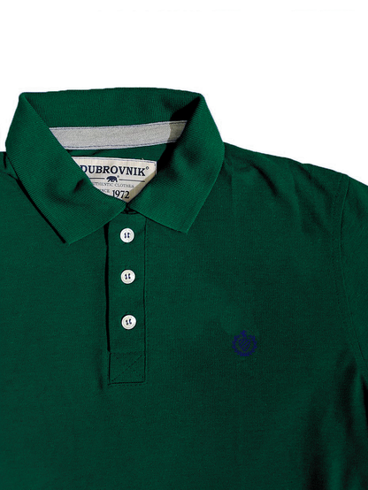 Polo Básico Verde Musgo Niño