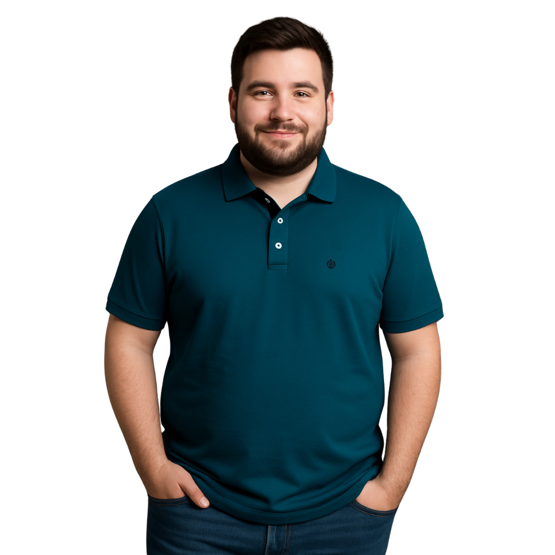 Polo Básico Hombre Tallas Extras – 50% Algodón, 50% Poliéster Dubrovnik