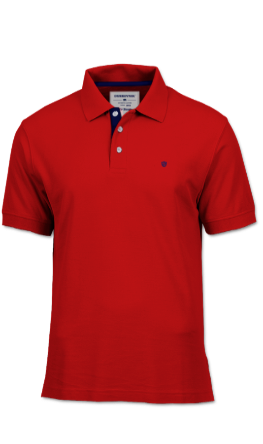 Playera Polo Rojo Hombre