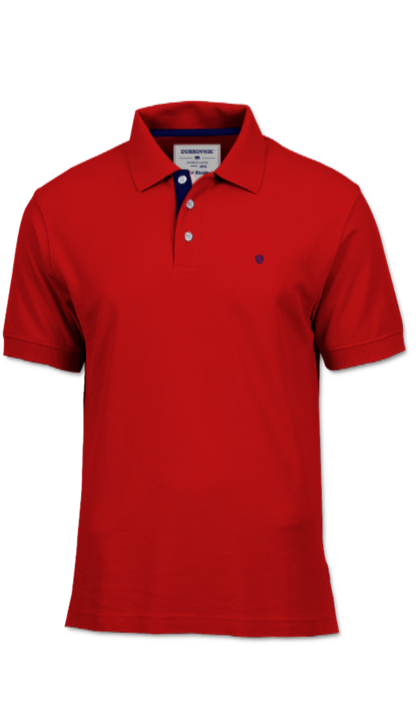 Playera Polo Rojo Hombre